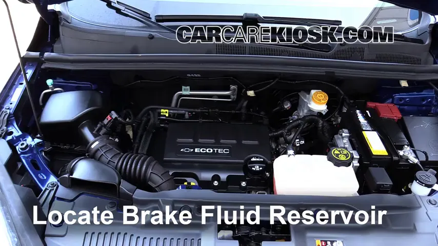 2015 Chevrolet Trax LTZ 1.4L 4 Cyl. Turbo Brake Fluid